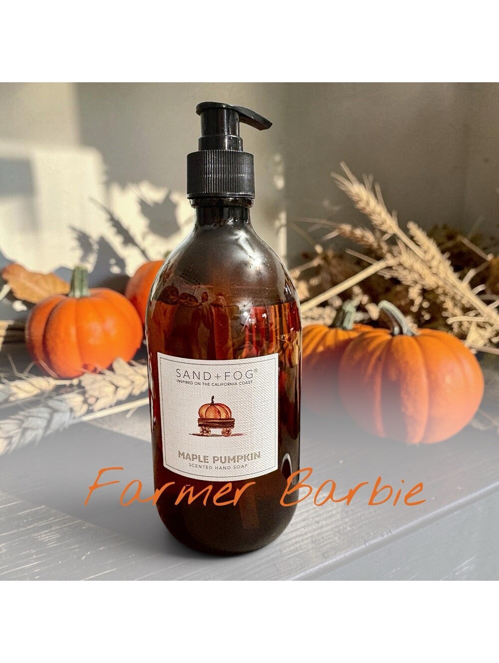 SAND + FOG~Maple Pumpkin Hand Soap, 15.7 fl oz NEW